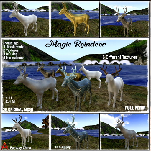 FC- FP Mesh Magic Reindeer 