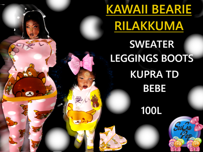 SuGaP0P: KAWAII BEARIE RILAKKUMA KUPRA 