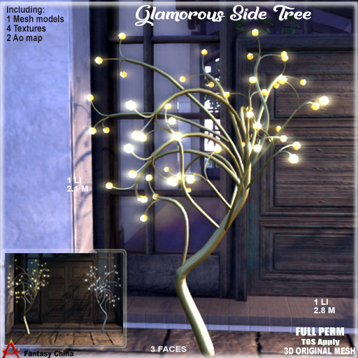 Full Perm Glamorous Side Tree 
