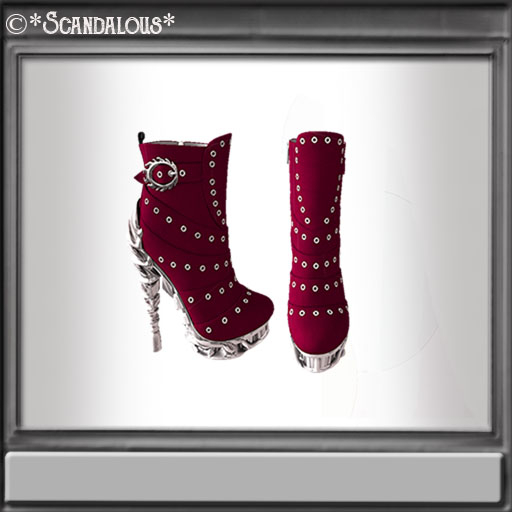 *Scandalous* Terry Ankle Boots Pink