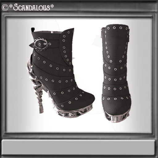 *Scandalous* Terry Ankle Boots Grey