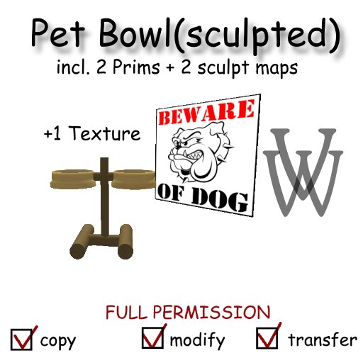 pet bowl (sculpted)