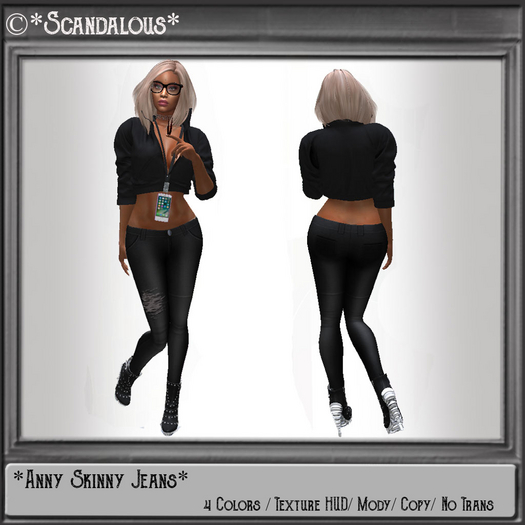 *Scandalous* Anny Skinny Jeans 4 Colors