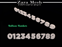 ZM - Balloon Numbers - FULL PERM MESH
