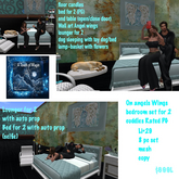 On Angels Wings Bedroom set for 2 PG LI=29-BOX
