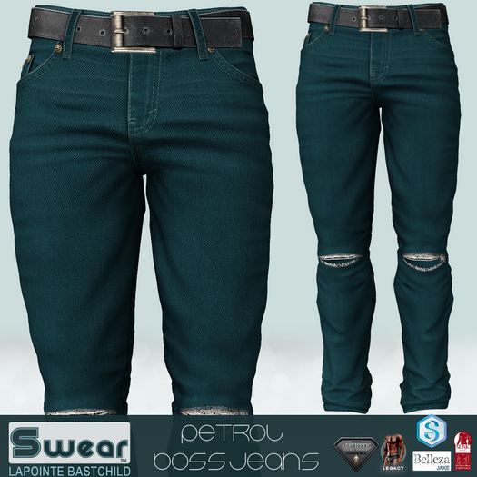 Jeans Boss PETROL