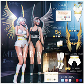 Belle Epoque { Metal Bird } Wings Black (Box)