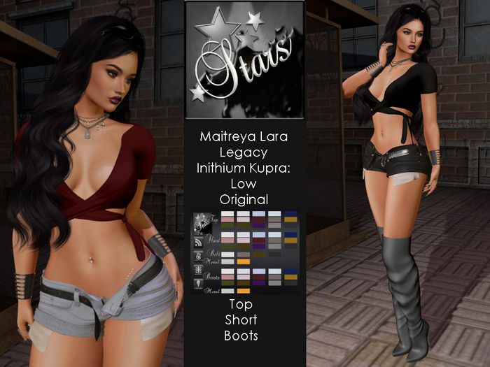 Stars - Maitreya, Inithium kupra clothes, Legacy - Razia