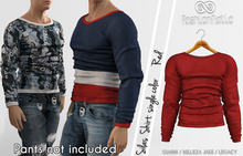 Silas Male Top Red - Signature Gianni, Belleza Jake , Legacy - FashionNatic 