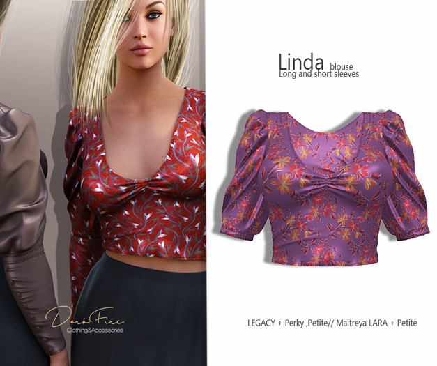 DarkFire Linda blouse-Pattern #05