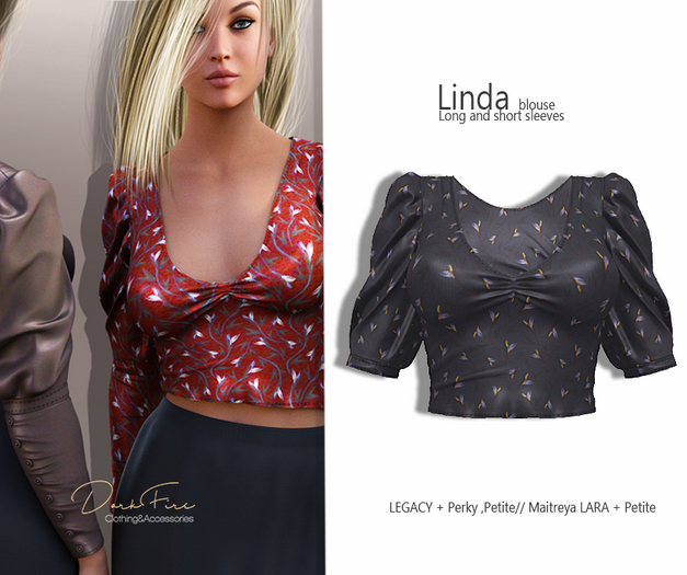 DarkFire Linda blouse-Pattern #06