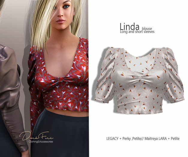 DarkFire Linda blouse-Pattern #08