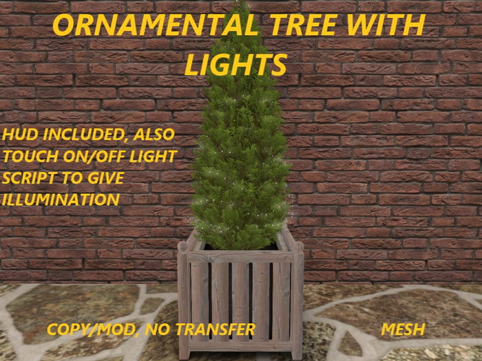 ORNAMENTAL TREE WITH LIGHTS V2