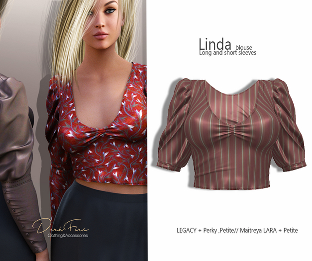 DarkFire Linda blouse-Pattern #17