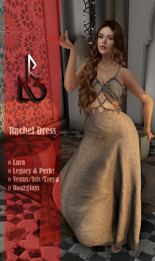 //R3D// Dress Rachel - Beige
