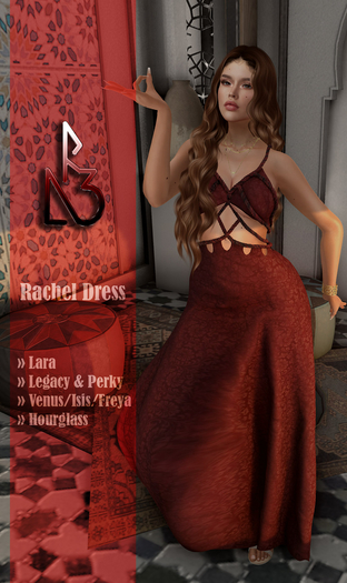 //R3D// Dress Rachel - Red