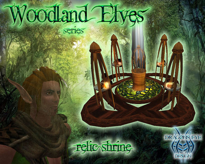 Elf Relic Names Second Life Marketplace - Woodland Elves Relic shrine