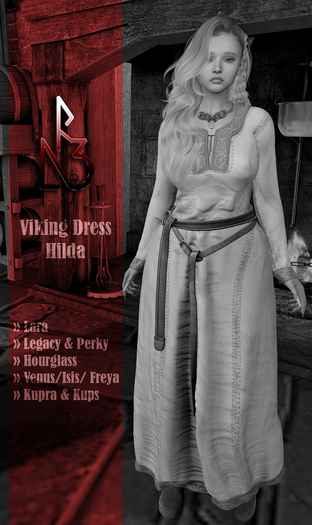 //R3D// Viking Dress Hilda - DEMO