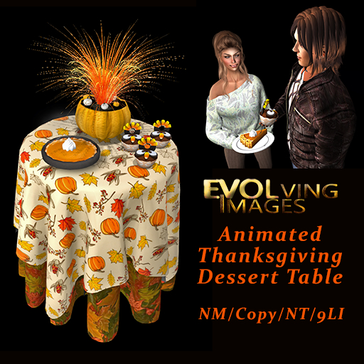 Thanksgiving Dessert Small with Food R2 Packed