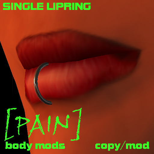 [PAIN] piercing - single lipring