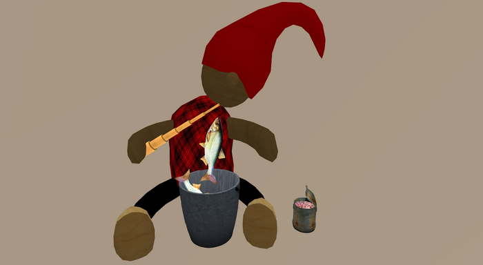 Gnome Fishing, b Boxed