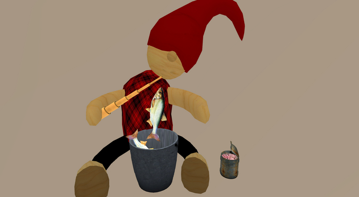 Gnome Fishing, a  Boxed