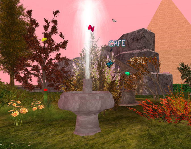 ~FT~ fantasy fountain + butterfly 