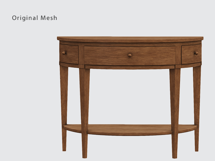 ACORN Hamptons  Half Table -Honey