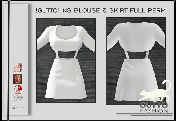 !GUTTO! NS BLOUSE & SKIRT FULL PERM