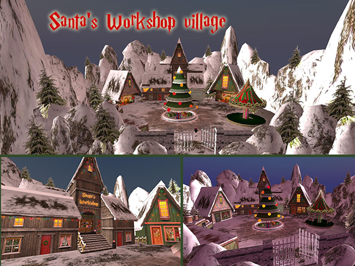 Santa's workshop village