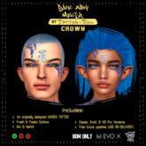 T+T Blue Alloy Mesh AviArt (Crown)