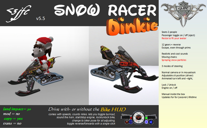 <3 JFC SNOW RACER [Dinkie]