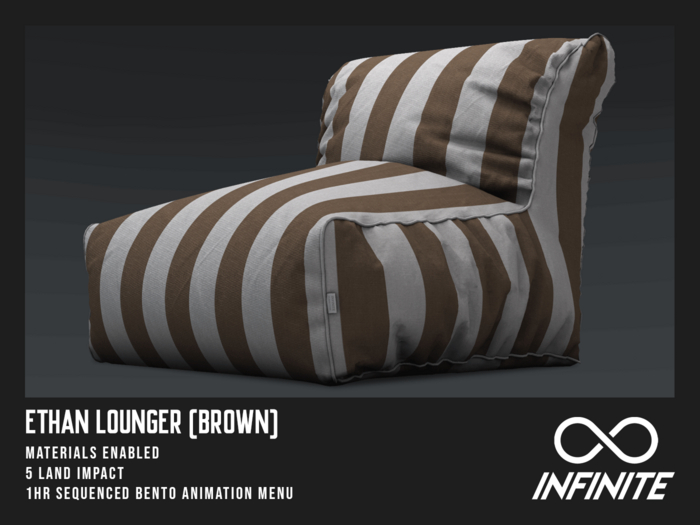 Infinite - Ethan Lounger - Brown (PG)