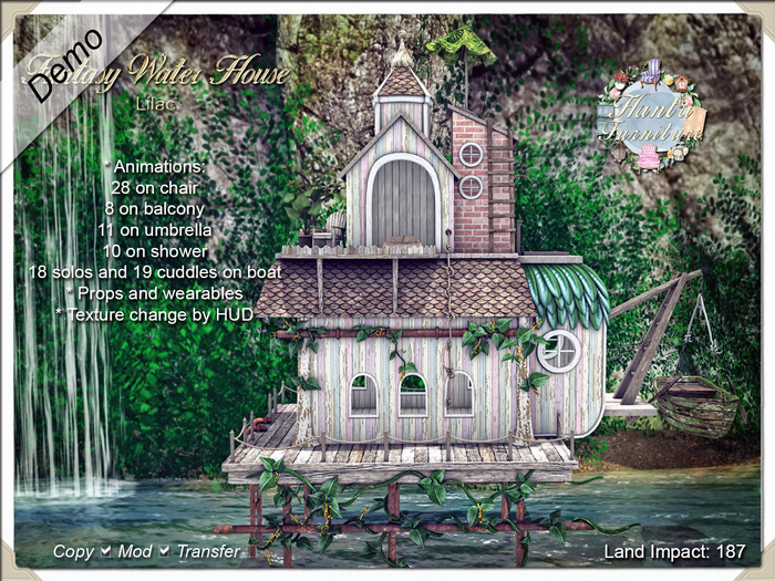 Hnt - Fantasy Water House (Lilac) - DEMO