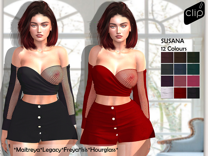  CLIP Susana top and skirt (ADD)