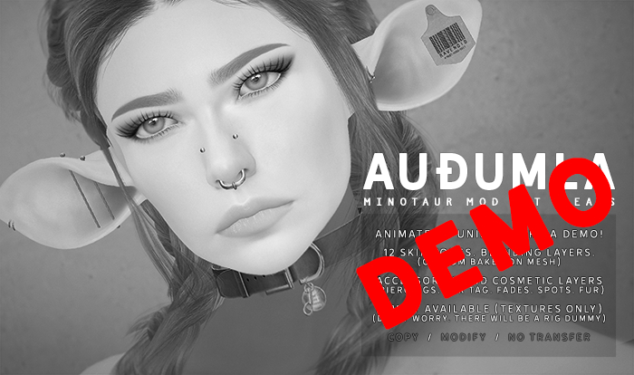 ravenoid :: Audumla Minotaur Ears DEMO