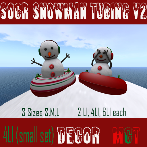 SoCr Snowman Tubing