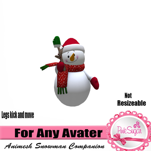 PS Animesh snowman companion