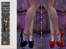 Mirium Patent Leather Platform Stiletto ankle strap Heels, 70+ colors, Kupra, Slink, Belleza, Maitreya