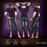 [SE*Designz] Duo-Shirt Purple Mix