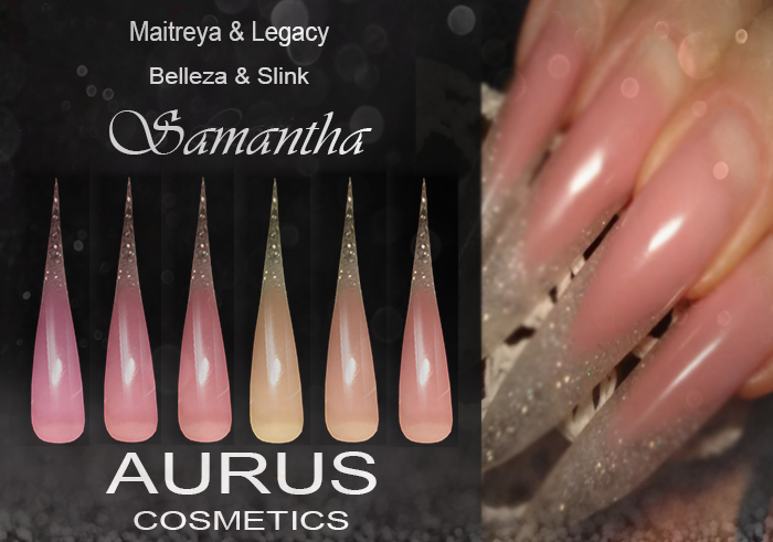 A U R U S -  Samantha  Stiletto Bento Nails