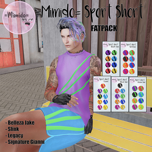 =Mimido= Sport Short FatPack