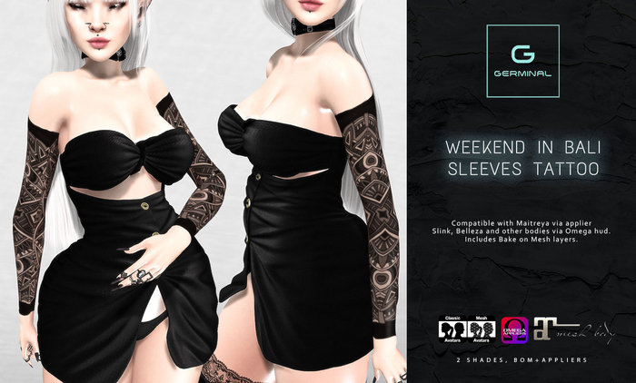 GERMINAL - WEEKEND IN BALI SLEEVES TATTOO