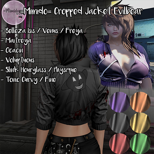 =Mimido= Cropped Jacket EvilBear