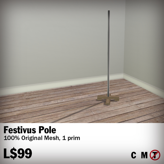 MaddieMade Festivus Pole - 2.0 M/C/NT