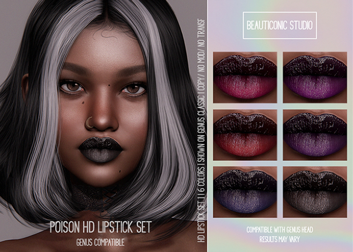 [BS] POISON HD LIPSTICK SET 1 (GENUS)