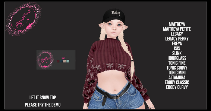 PinkFunk - Let it snow Top{Wear Me}