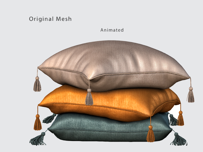 ACORN Tassle Cushion Stack -03
