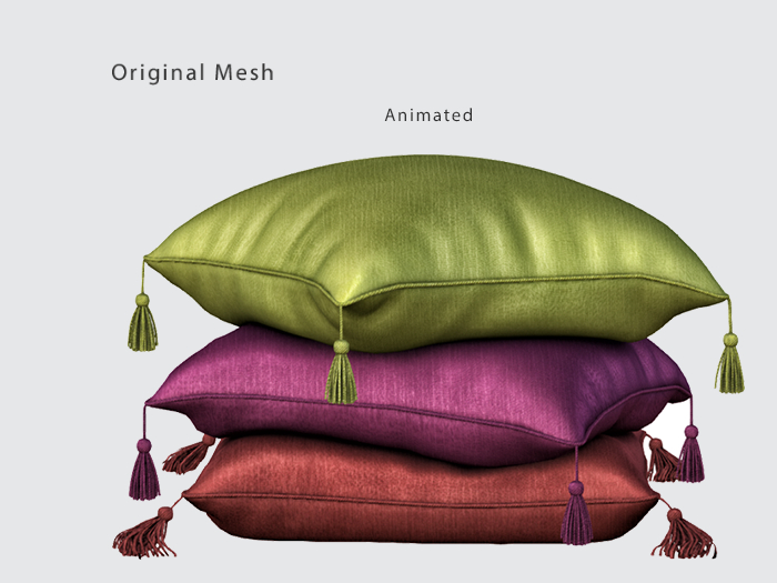 ACORN Tassle Cushion Stack -04