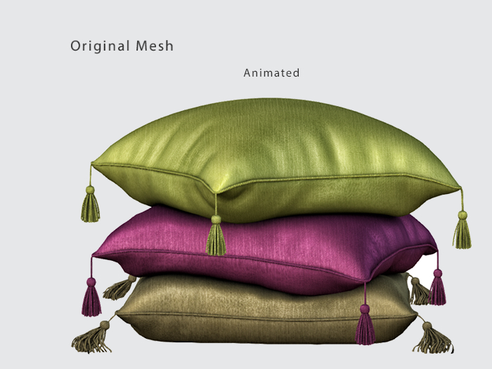 ACORN Tassle Cushion Stack -06